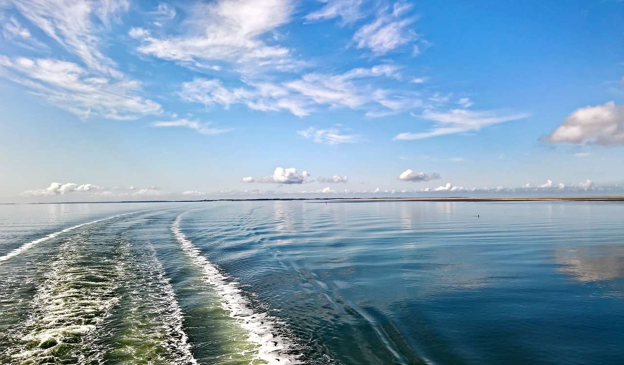 Північне море, прогулянка на човні онлайн пазл