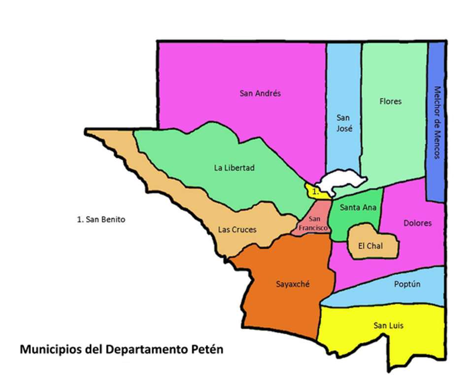 mapa de PETEN rompecabezas en línea