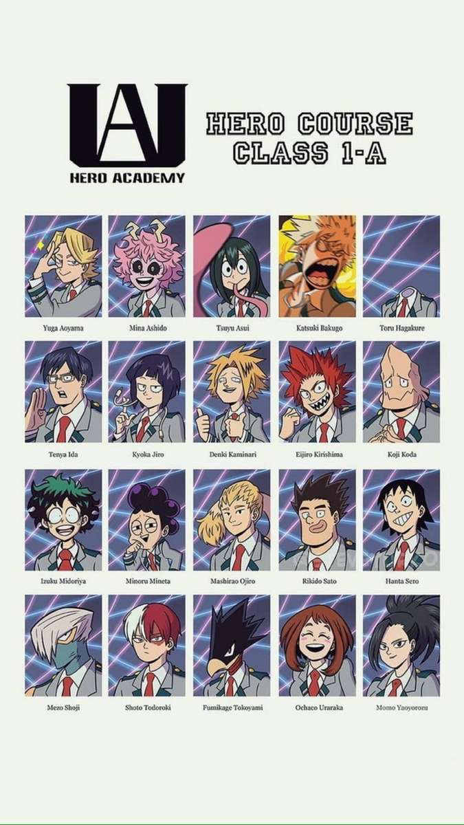 Mha Yearbook jigsaw puzzle online