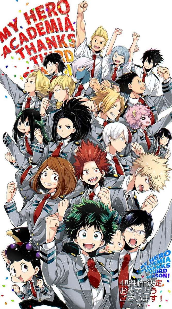 Mha characters jigsaw puzzle online