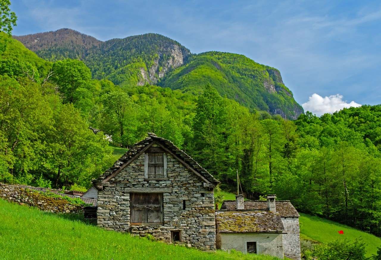 Ticino, Priroda, Természet online puzzle