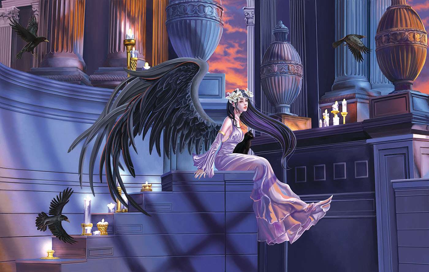 l'angelo e i corvi puzzle online