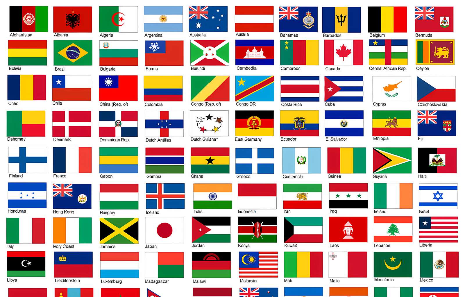 bandeiras quebra-cabeças online