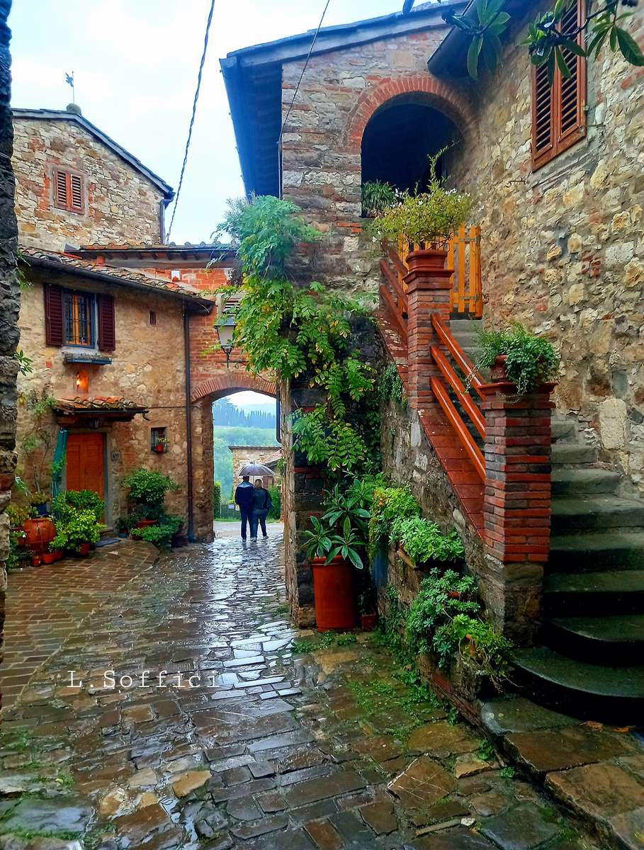 klein Italiaans dorpje legpuzzel online