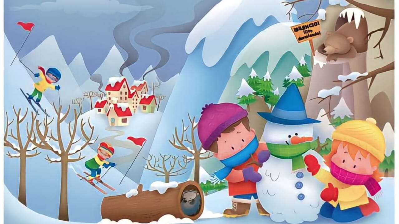 Stația de iarnă puzzle online