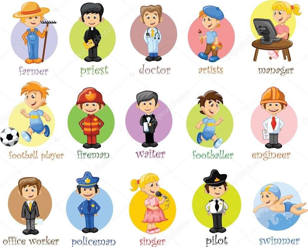 Professioni in inglese puzzle online