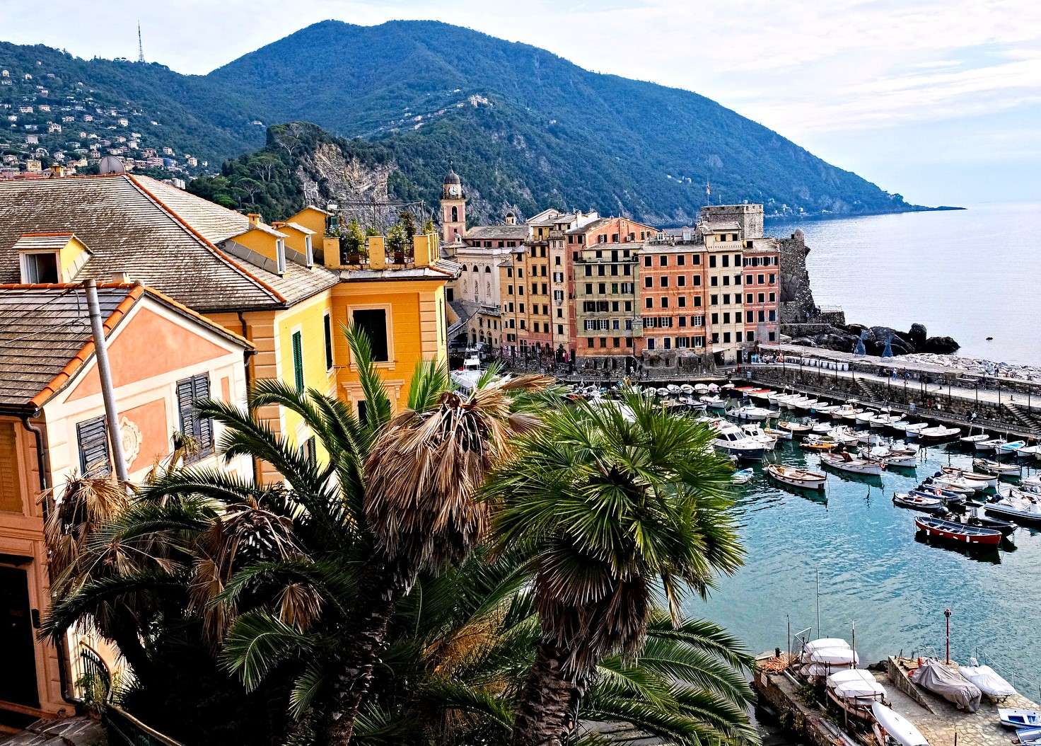 Camogli - una ciudad en la costa de Liguria rompecabezas en línea