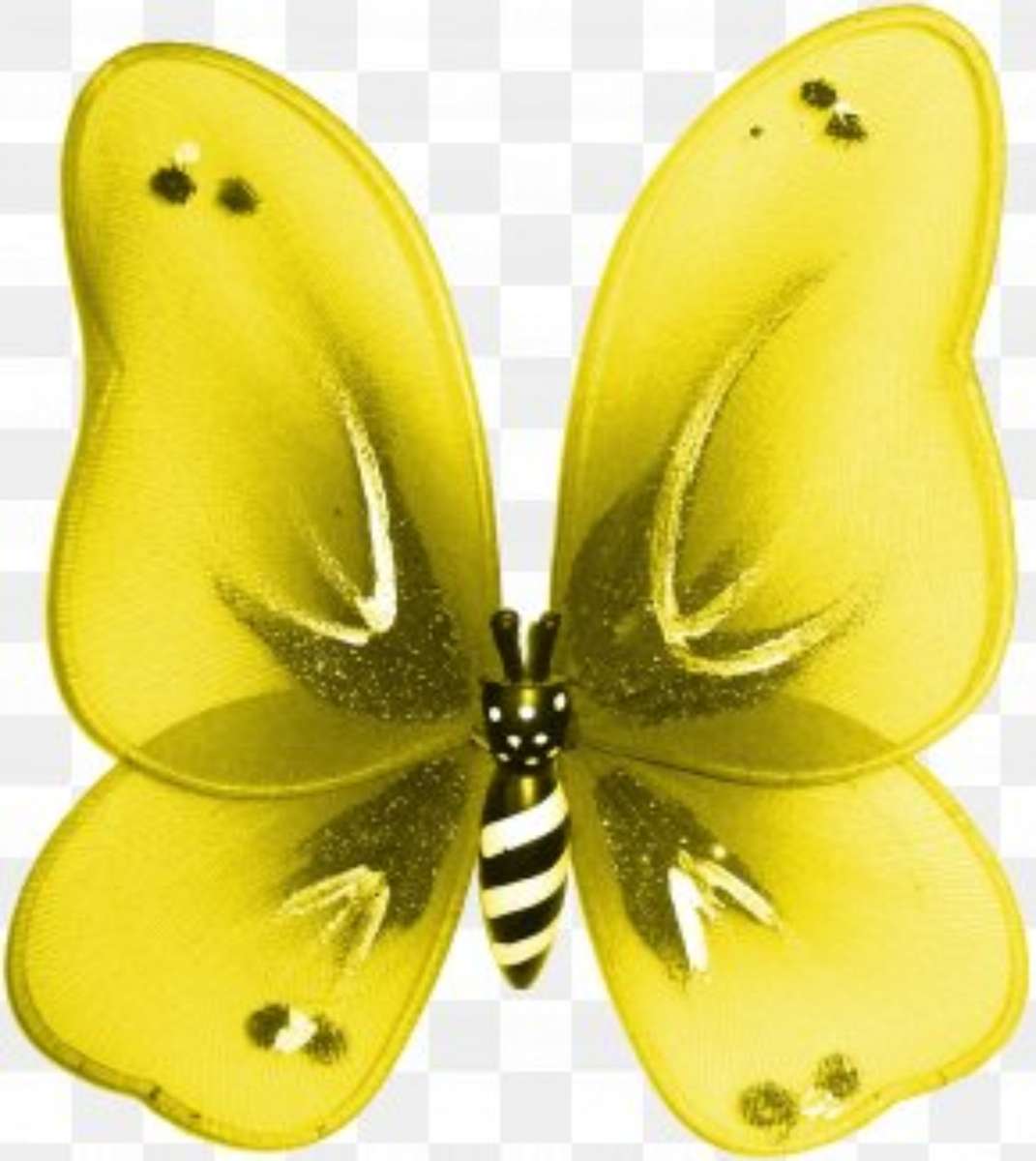 η πιο όμορφη κίτρινη πεταλούδα παζλ online