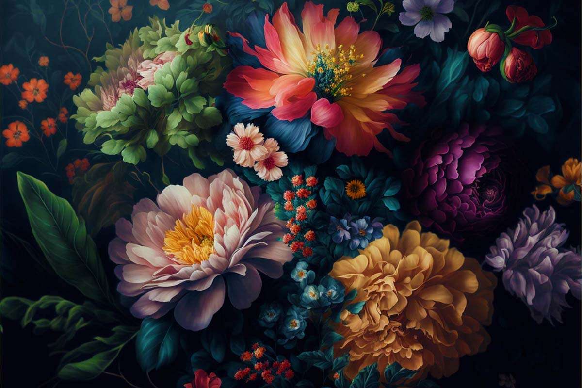 flores e natureza quebra-cabeças online