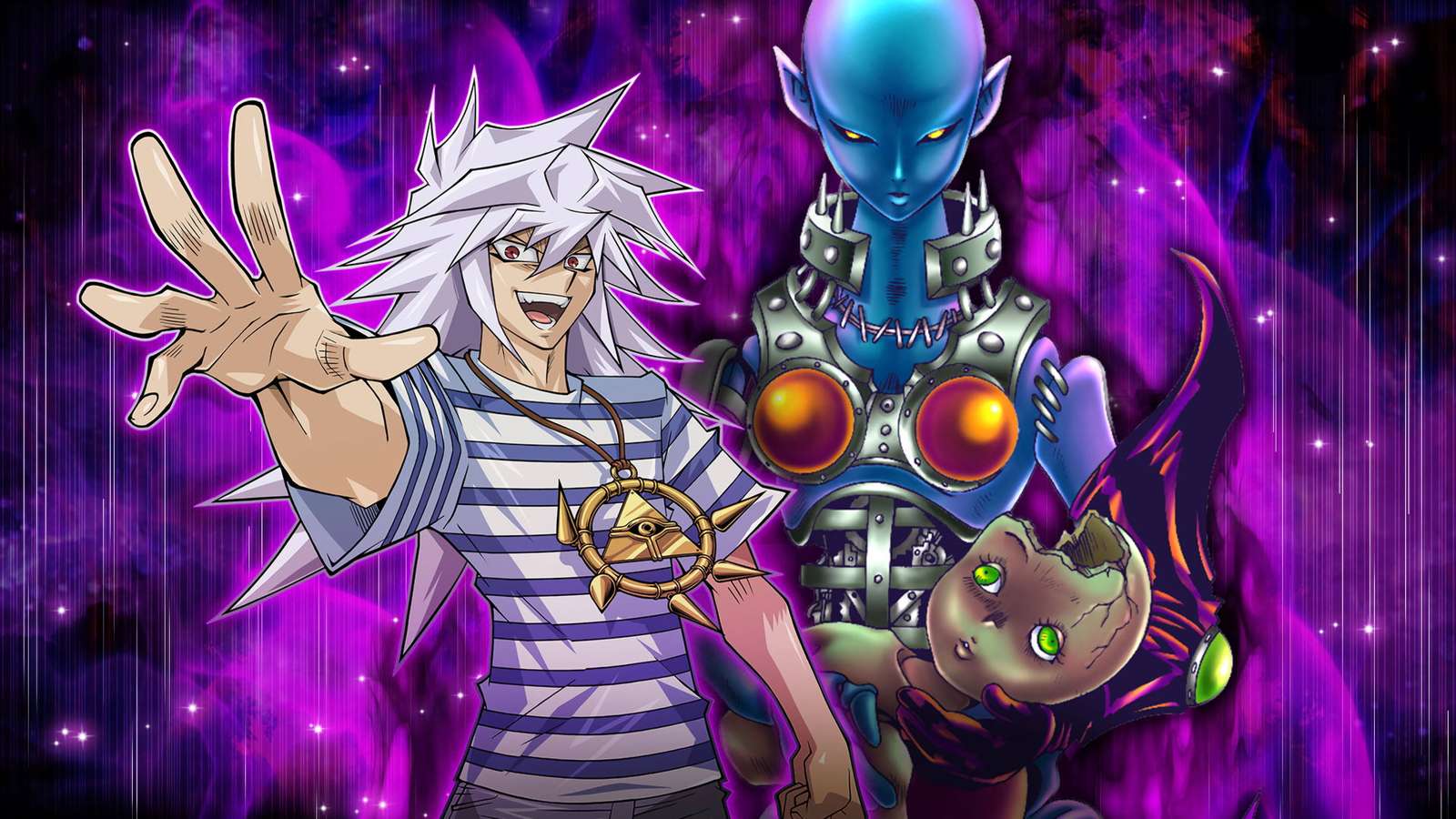 Yami Bakura et Dark Necrofear. puzzle en ligne