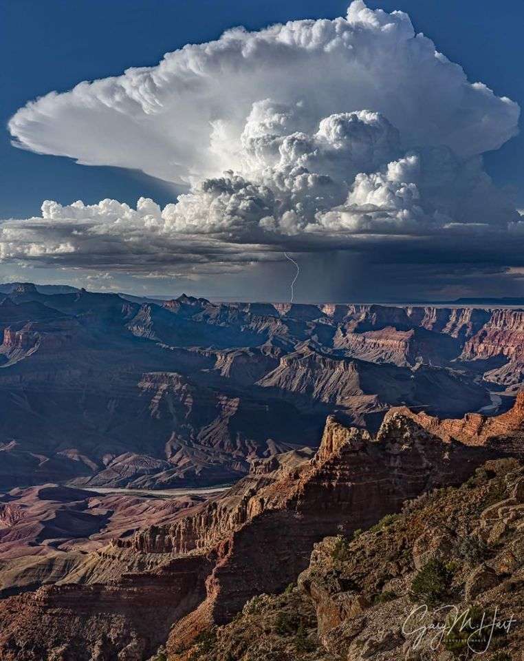 Cielo de nubes del gran cañón rompecabezas en línea