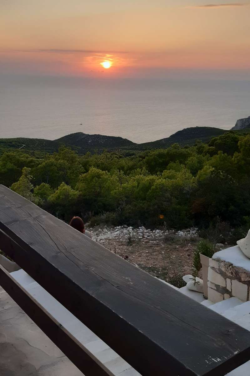 Sonnenuntergang auf Zakynthos Online-Puzzle