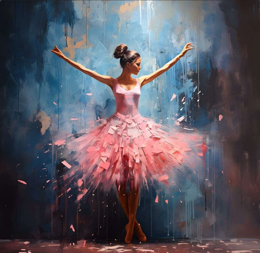 ballerina e la sua danza delicata puzzle online
