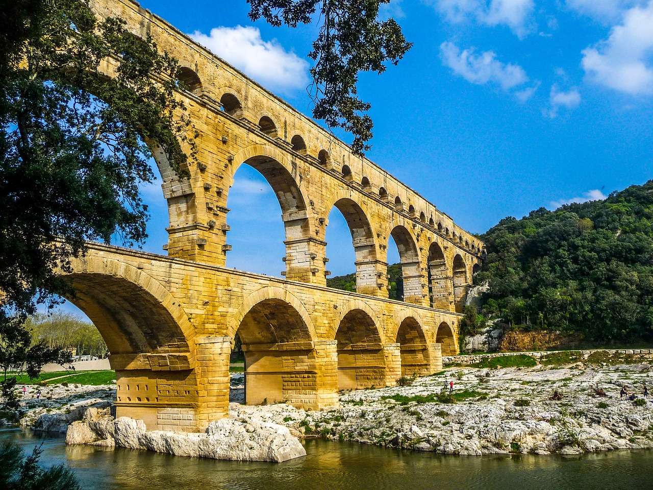 Pont du Gard puzzle en ligne