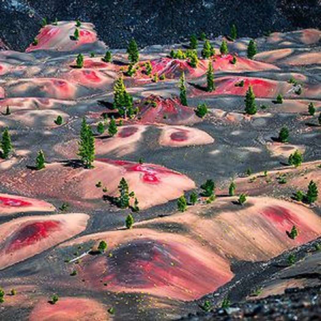 Национален вулканичен парк Ласен онлайн пъзел
