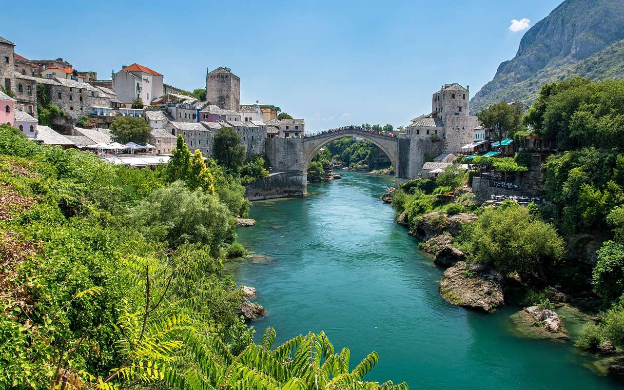 Мостар, Боснія онлайн пазл