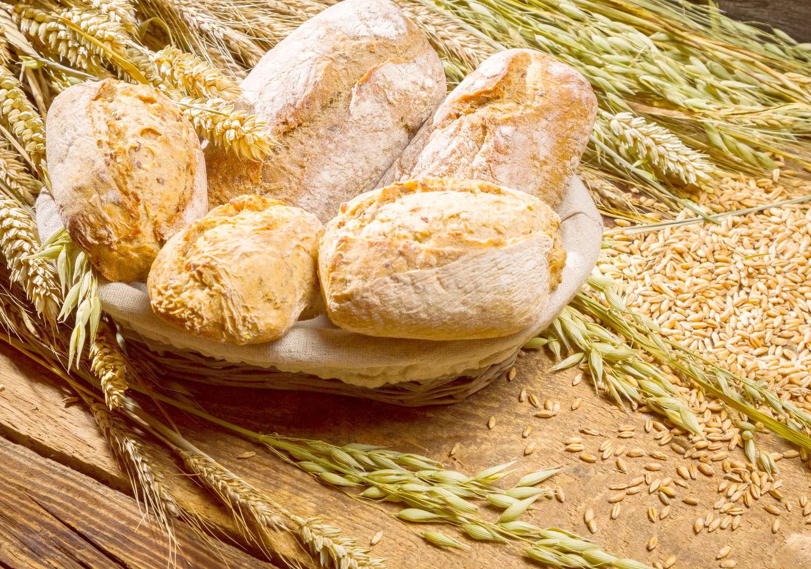 Domácí chléb skládačky online