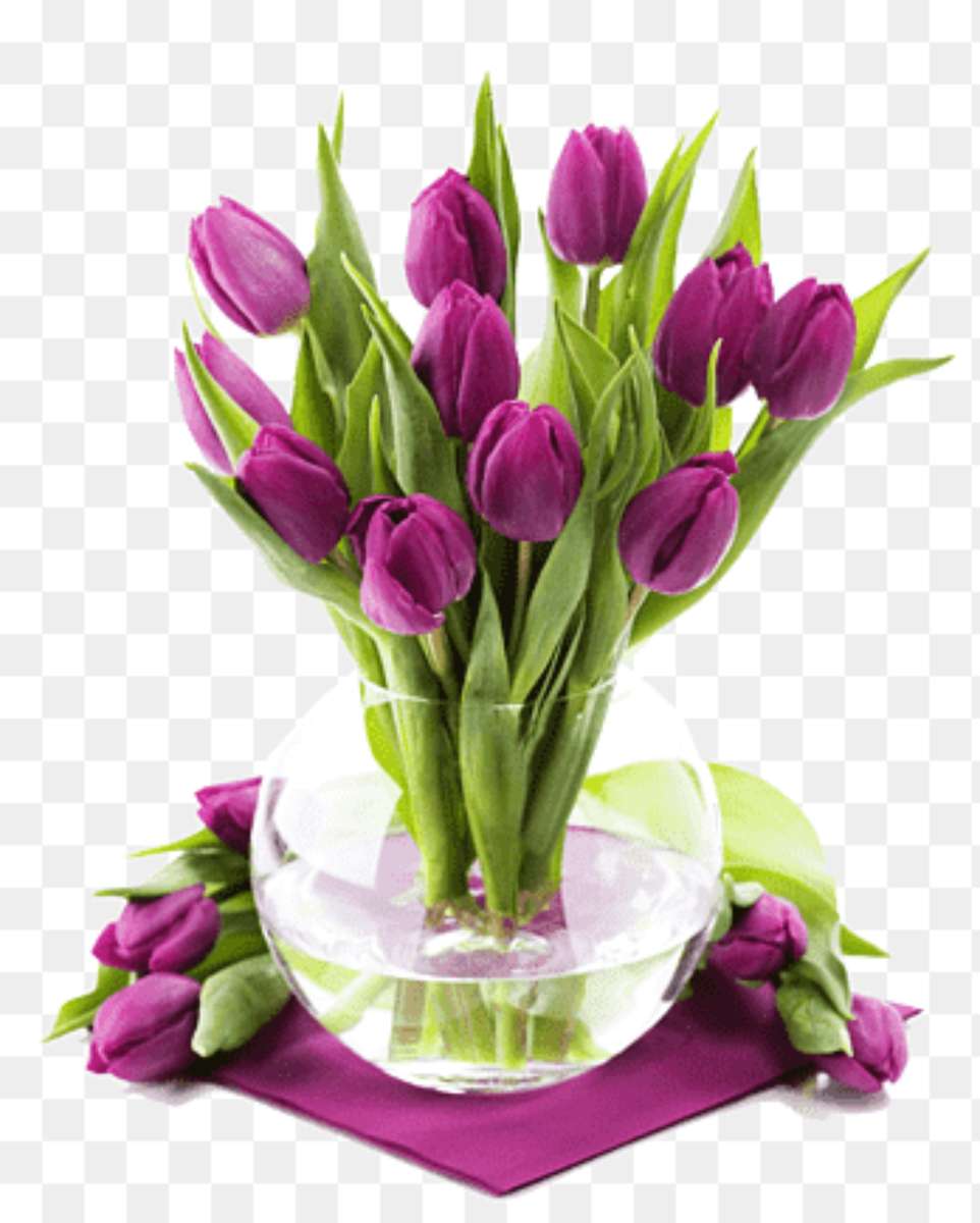 bouquet de fleurs de tulipes puzzle en ligne