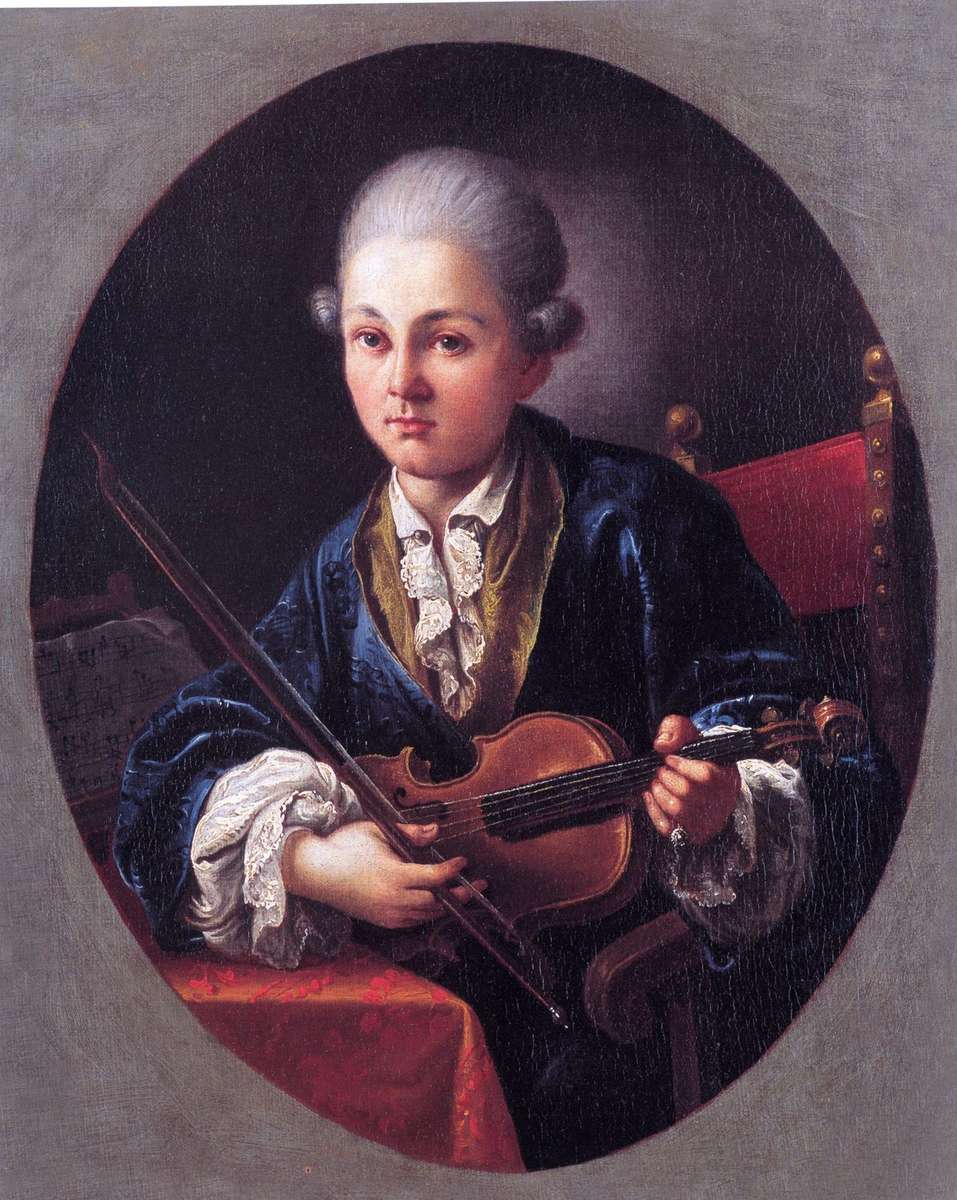 Mozart (7 years old) jigsaw puzzle online