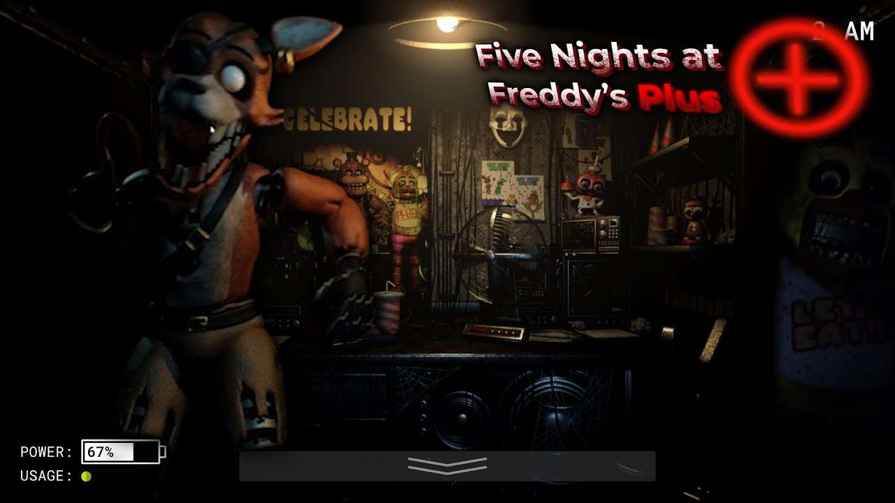 fnaf plus online παζλ