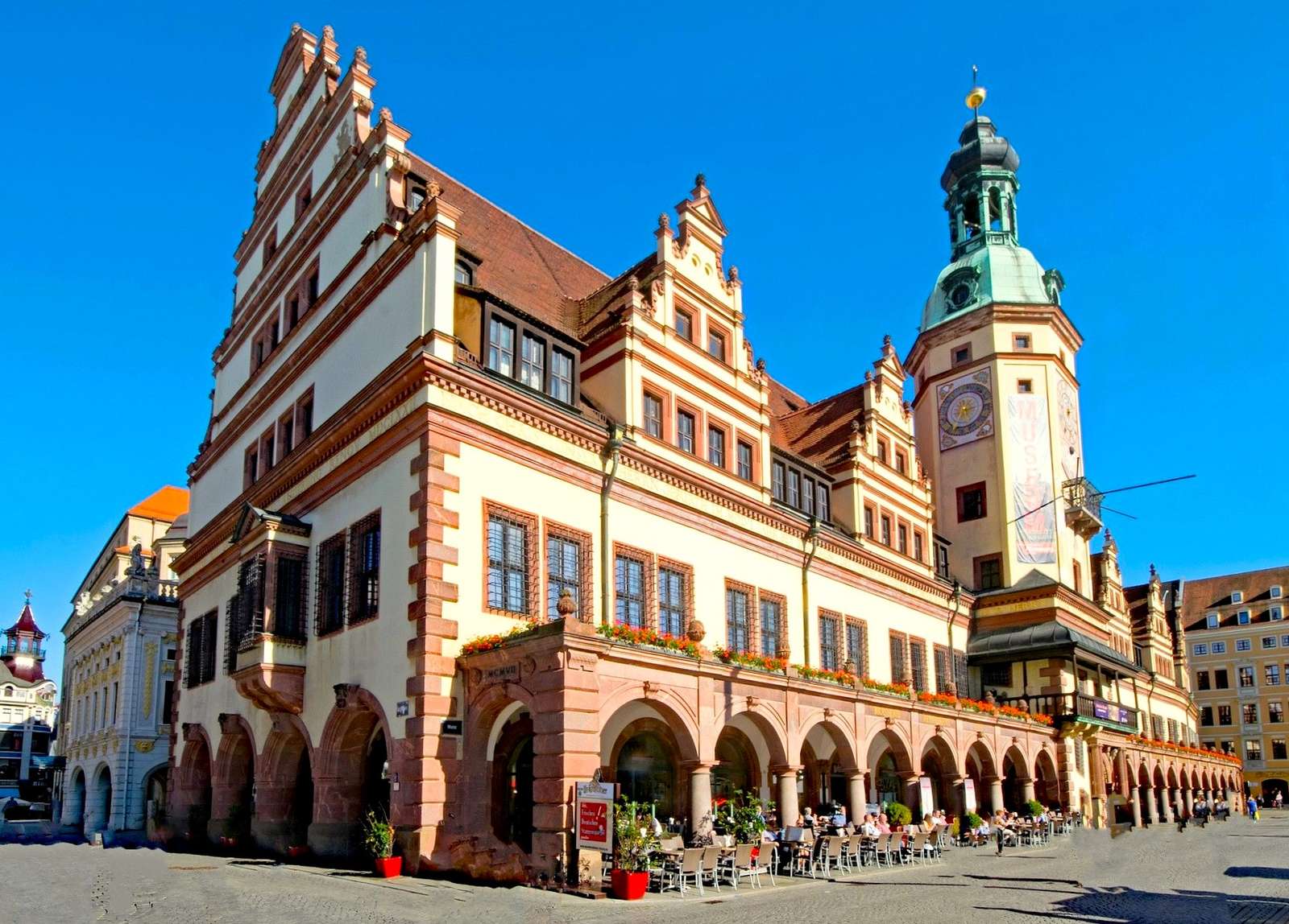 Altes Rathaus in Leipzig (Deutschland) Online-Puzzle