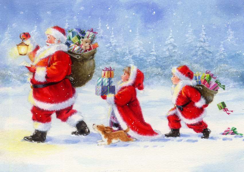Christmas it 's here! jigsaw puzzle online
