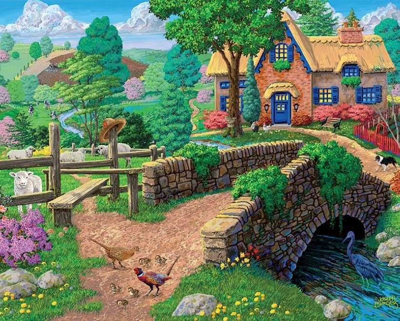 Peisaj rural puzzle online