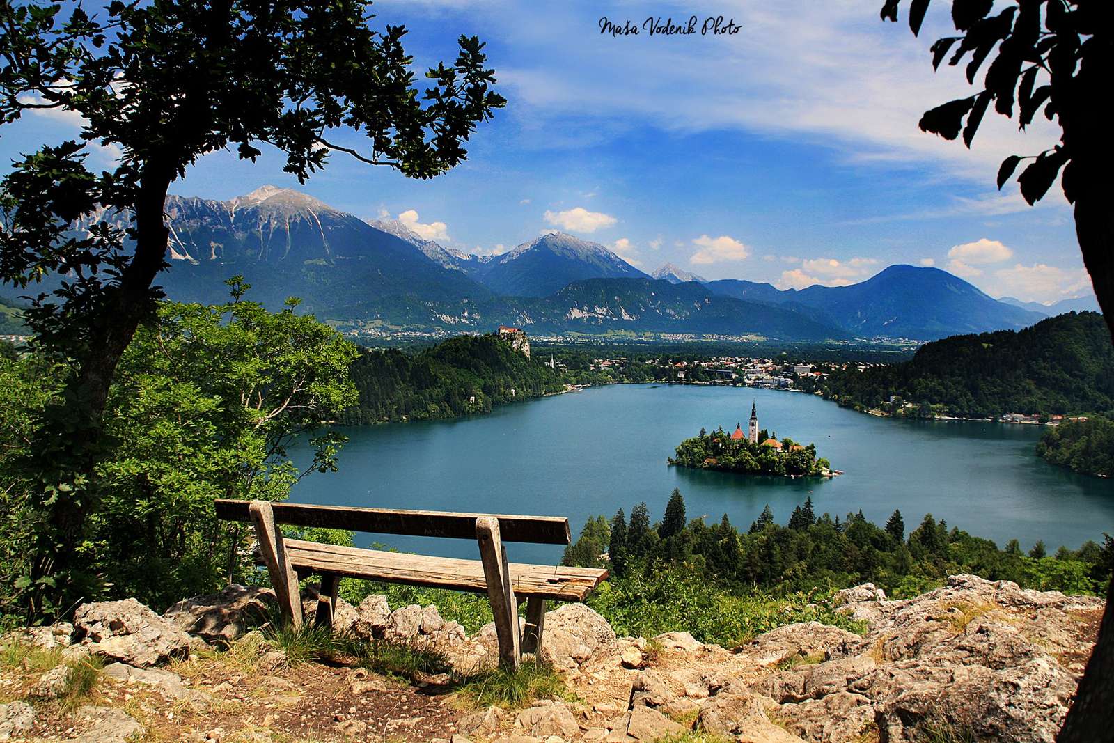 Sjön i Slovenien Pussel online