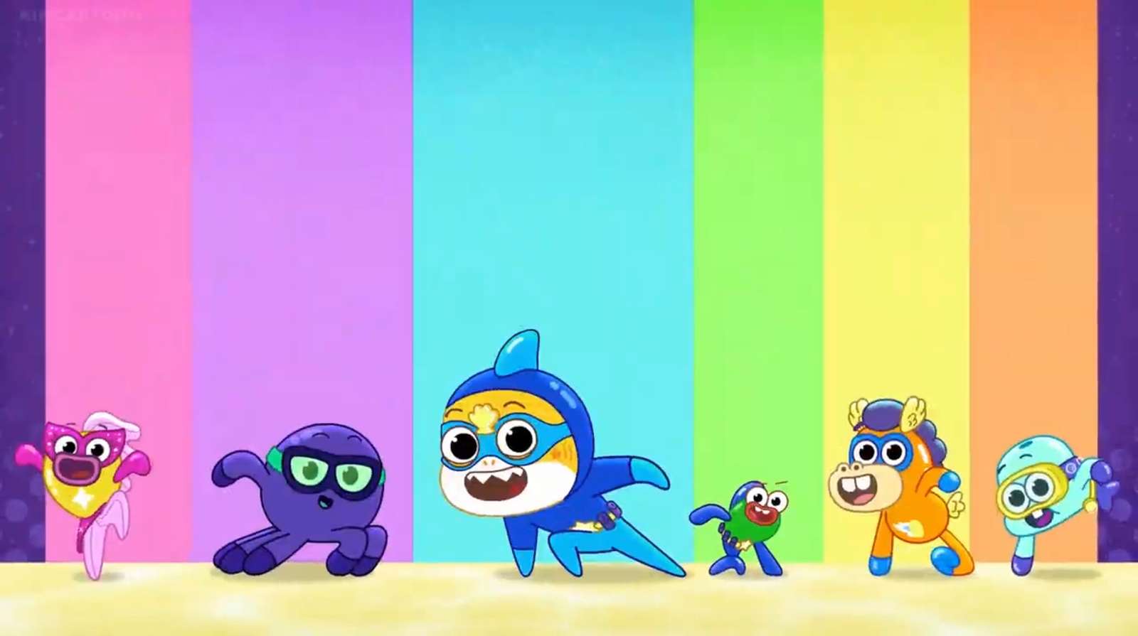 Rainbow Fishy Force! ❤️❤️❤️❤️❤️❤️ онлайн пъзел