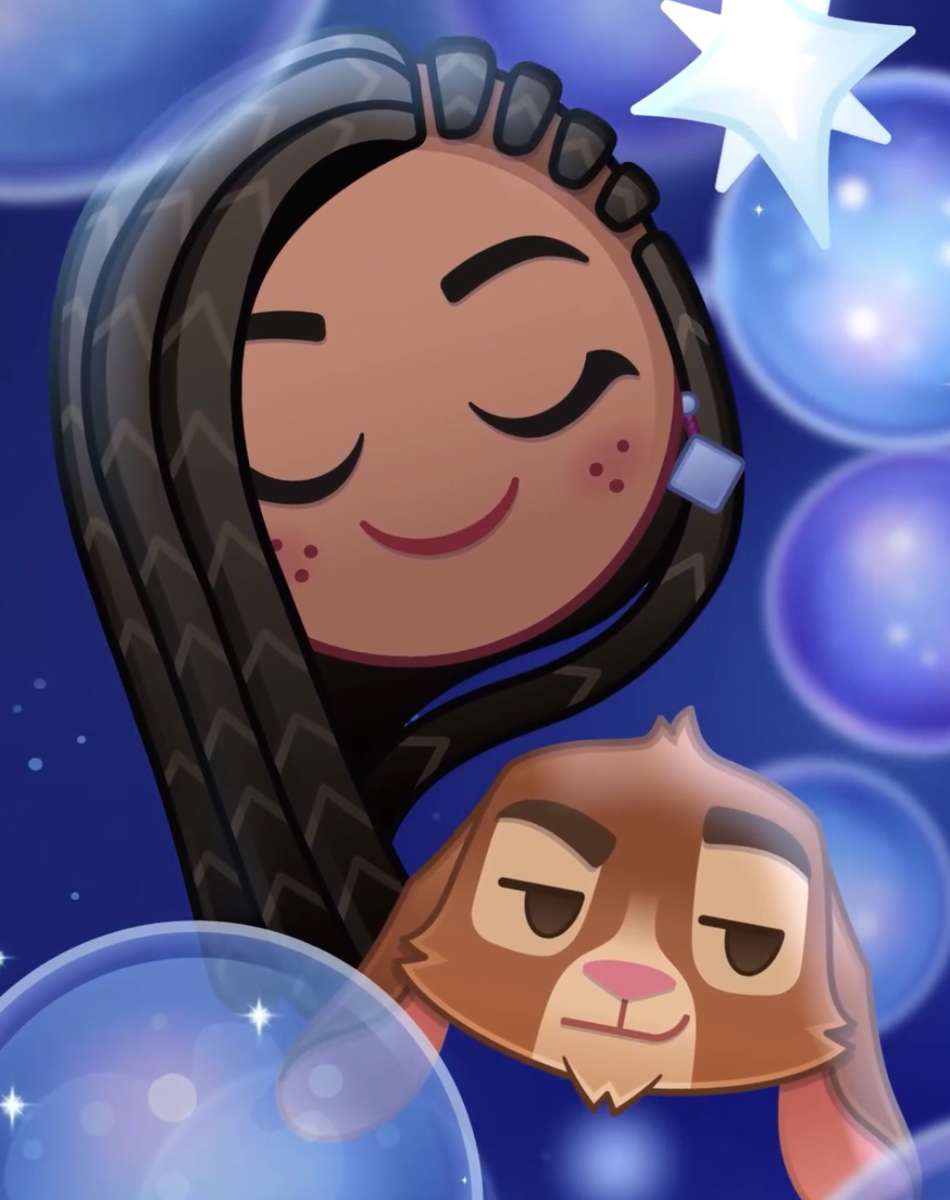 Emoji Asha och Valentino 2❤️❤️❤️❤️ Pussel online