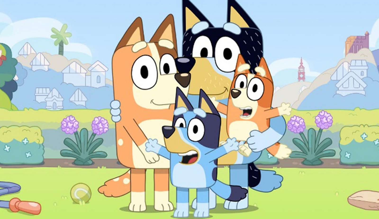 Bluey und ihre Familie Online-Puzzle