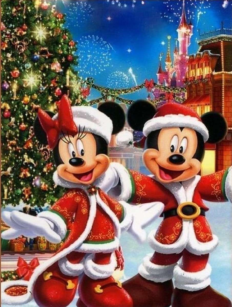 Χριστούγεννα στη Disneyland online παζλ