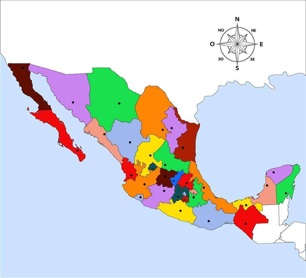 MEXIKAI KÖZTÁRSASÁG online puzzle