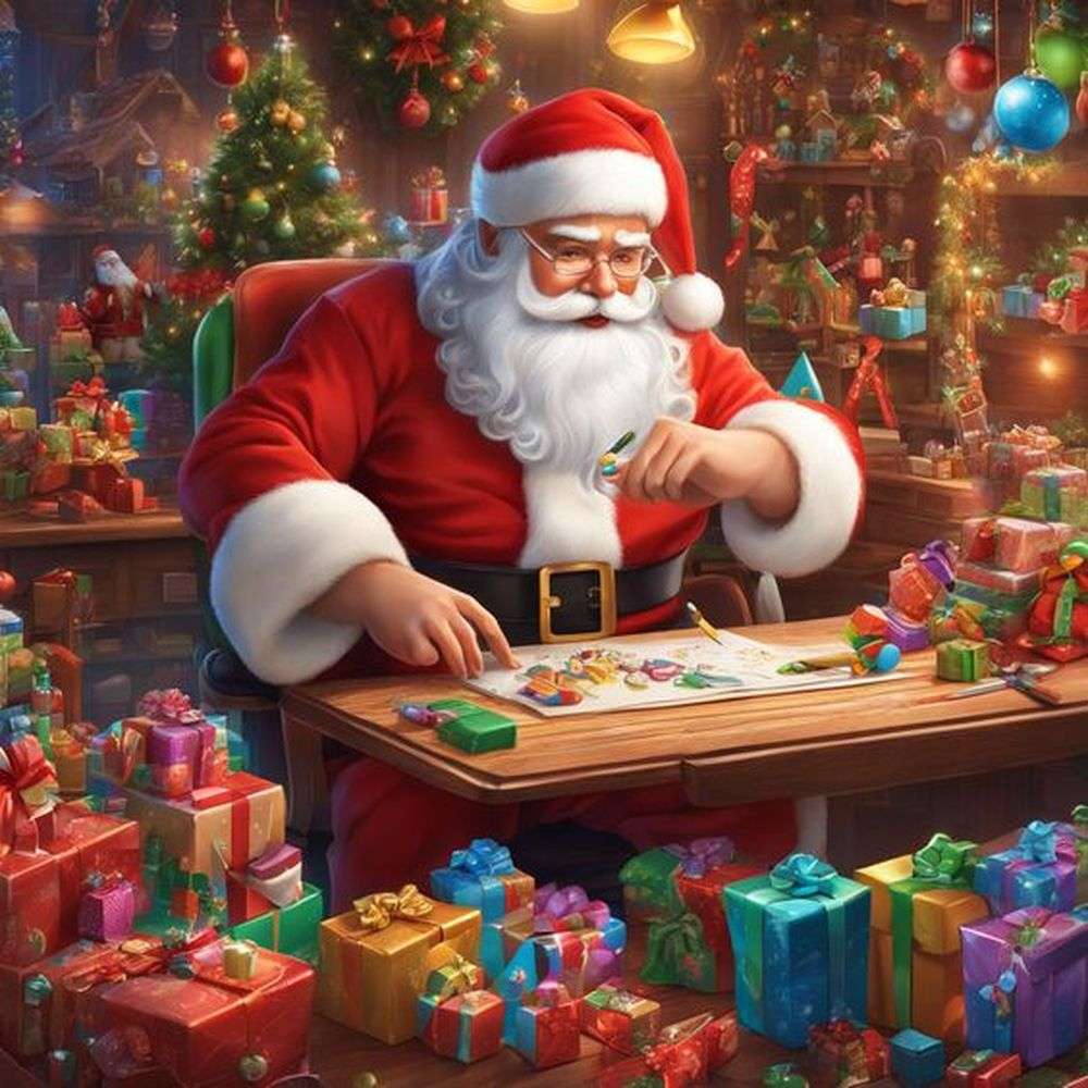 Weihnachtsmann Puzzlespiel online