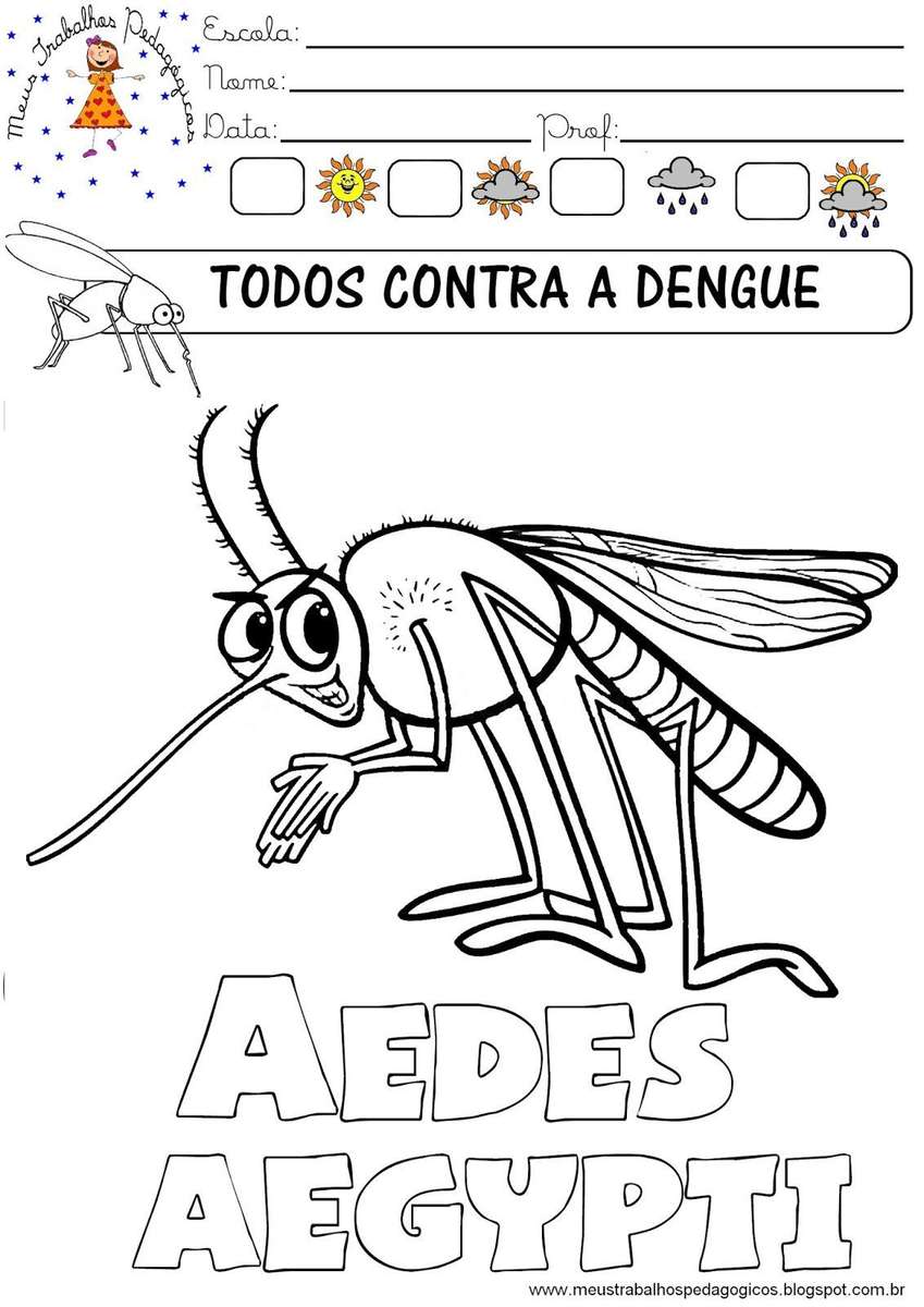 デング熱の蚊 ジグソーパズルオンライン
