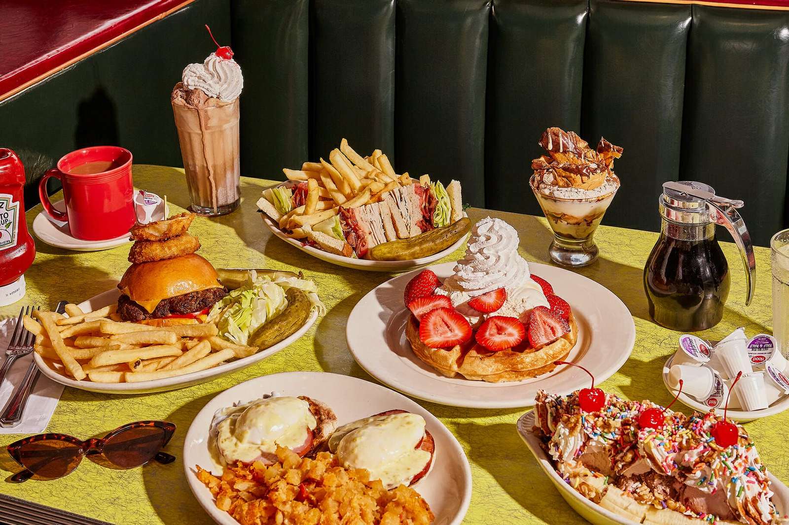 Mâncare American Classic Diner jigsaw puzzle online