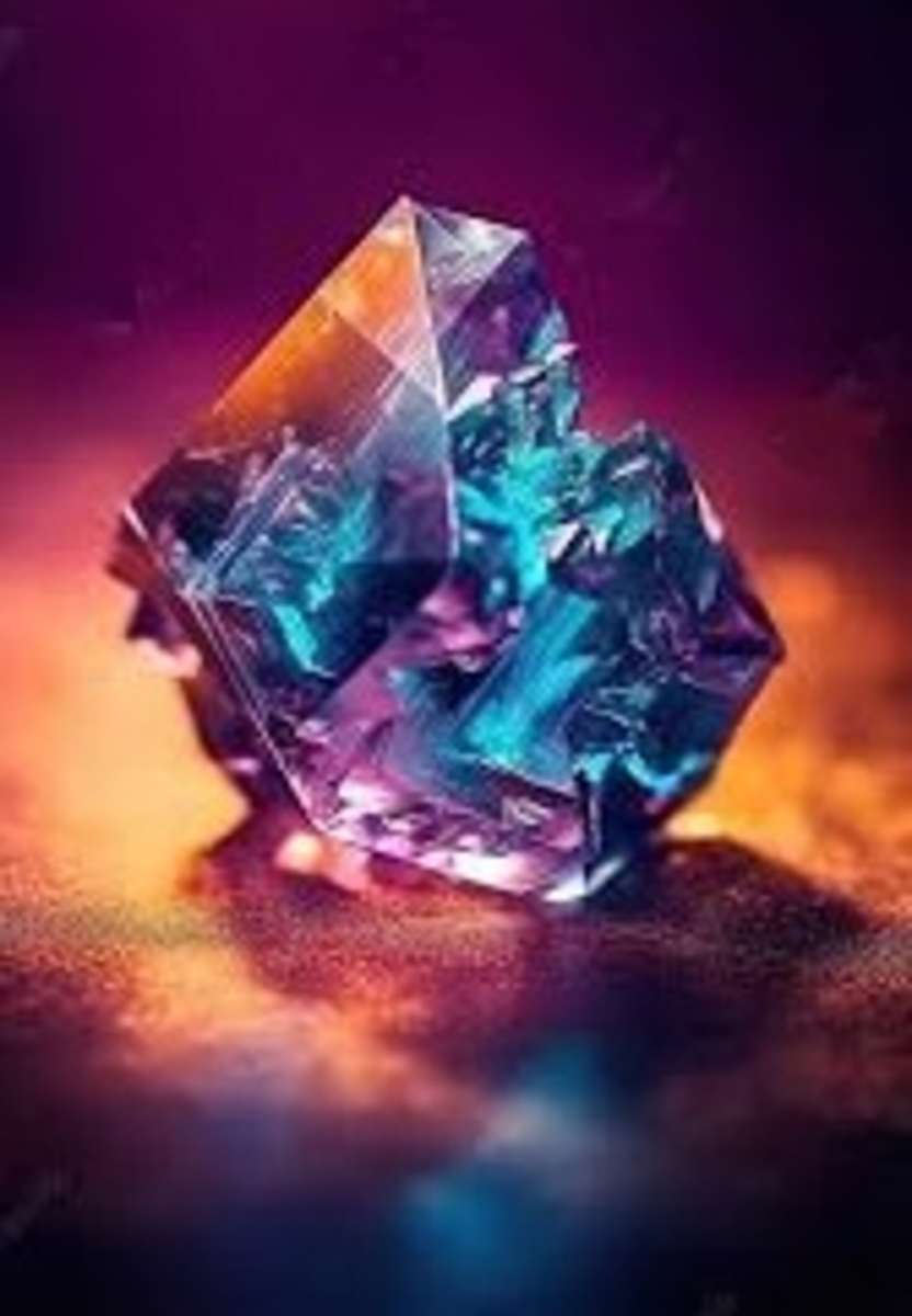 Keverleider in turquoise paarse diamant legpuzzel online