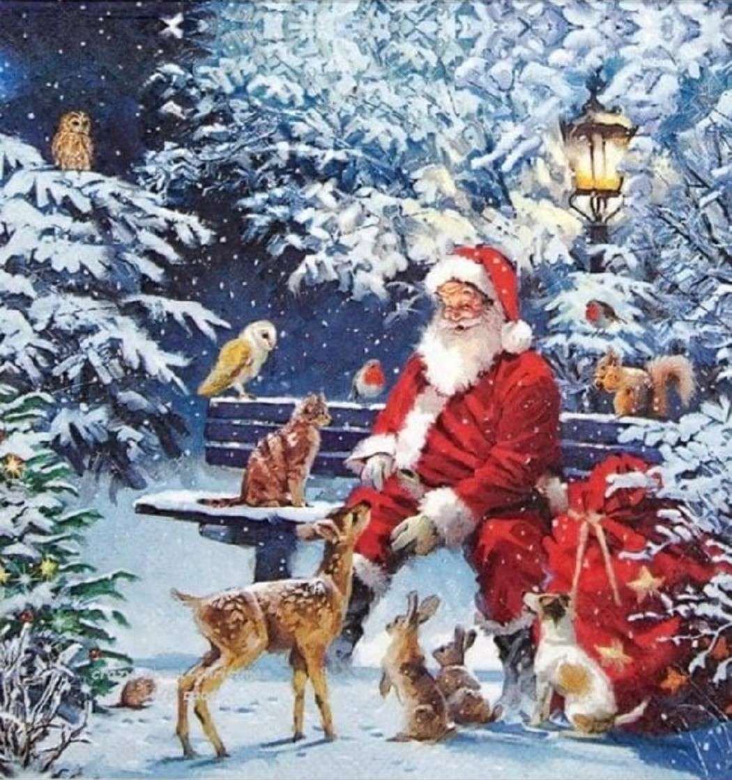 They like Santa Claus jigsaw puzzle online