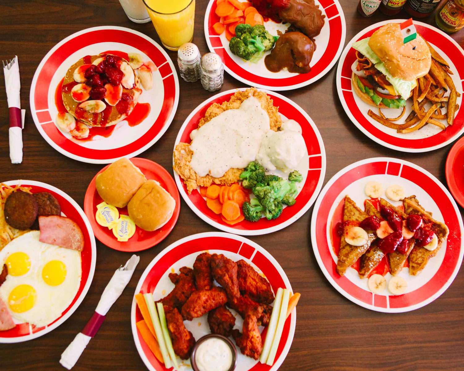 American Diner Food pussel på nätet
