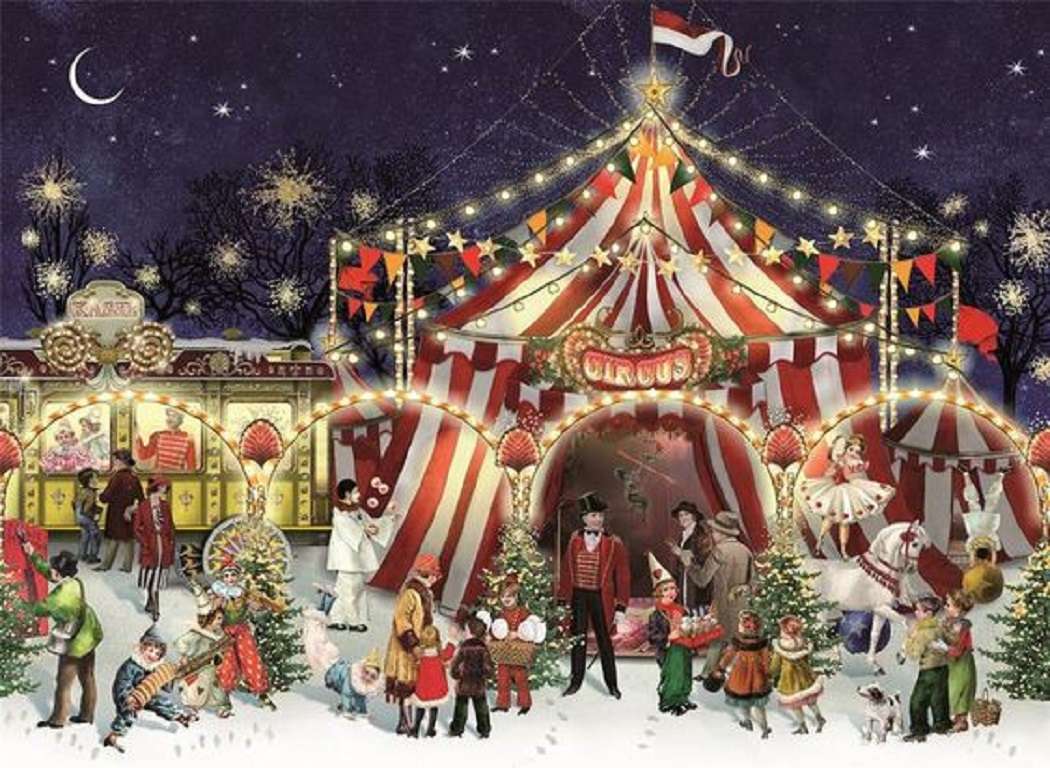 Karácsonyi cirkusz online puzzle