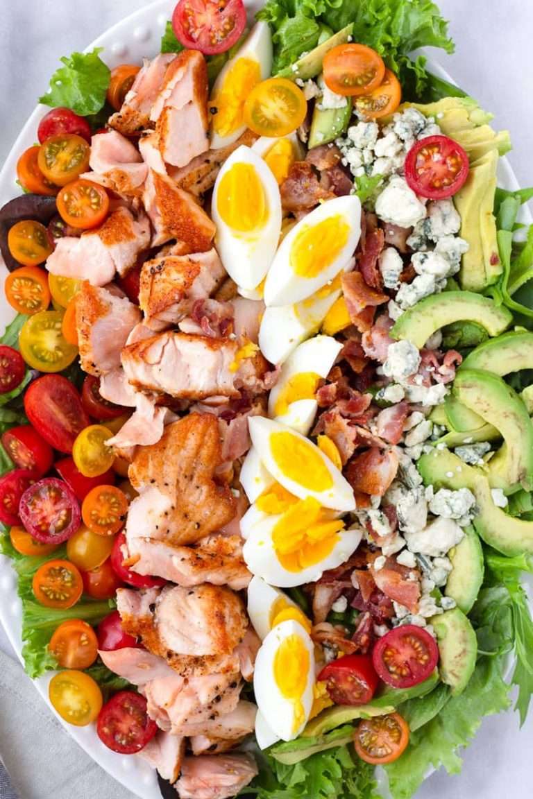 Zalm cobb salade legpuzzel online
