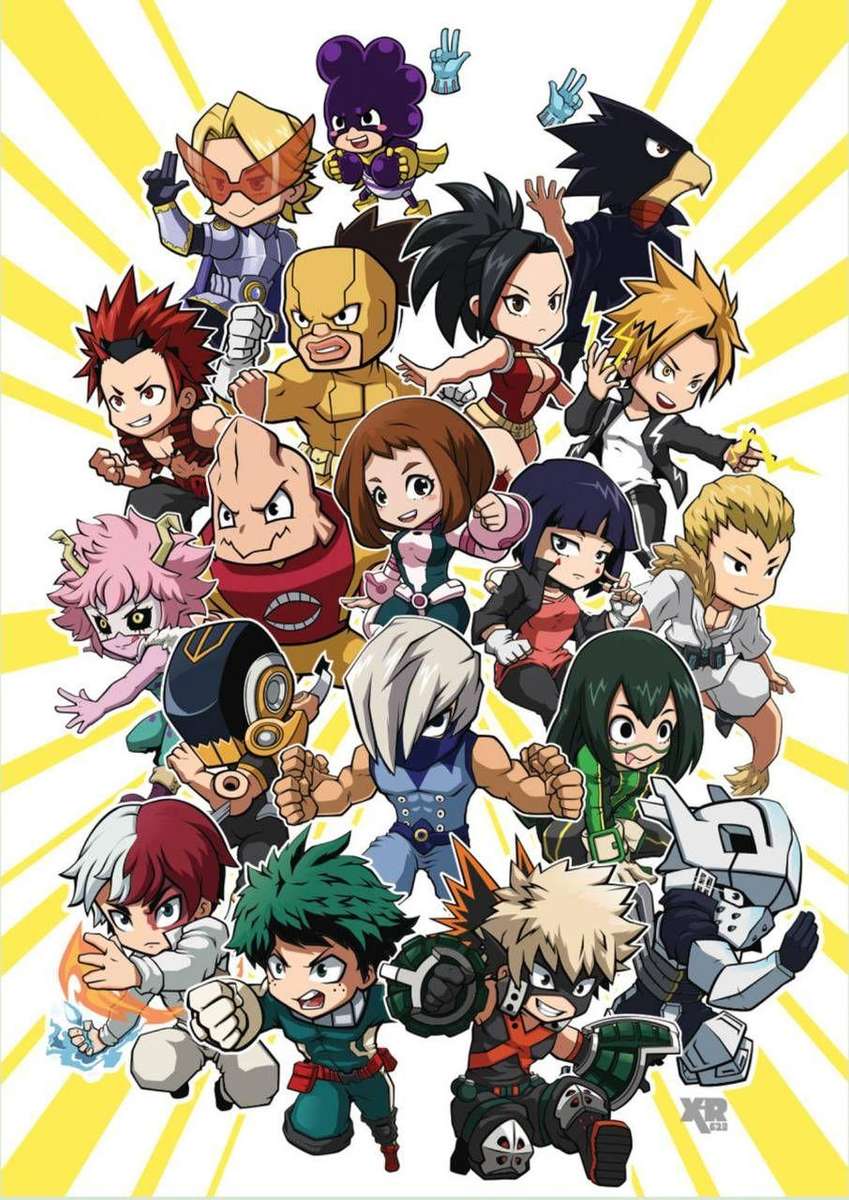 My Hero Academia παζλ online