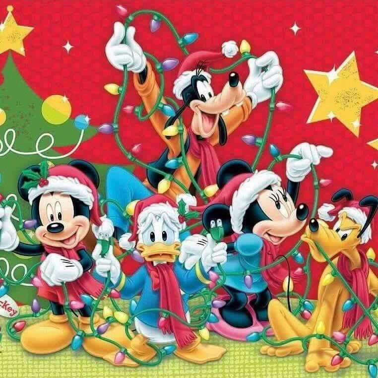 Christmas animals in Disney fairy tales jigsaw puzzle online