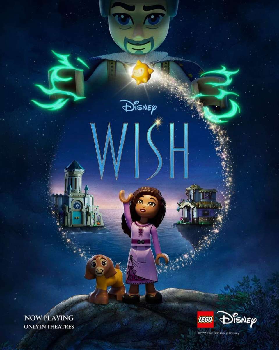 Disney’s Wish (постер от 2023 г.): LEGO версия онлайн пъзел