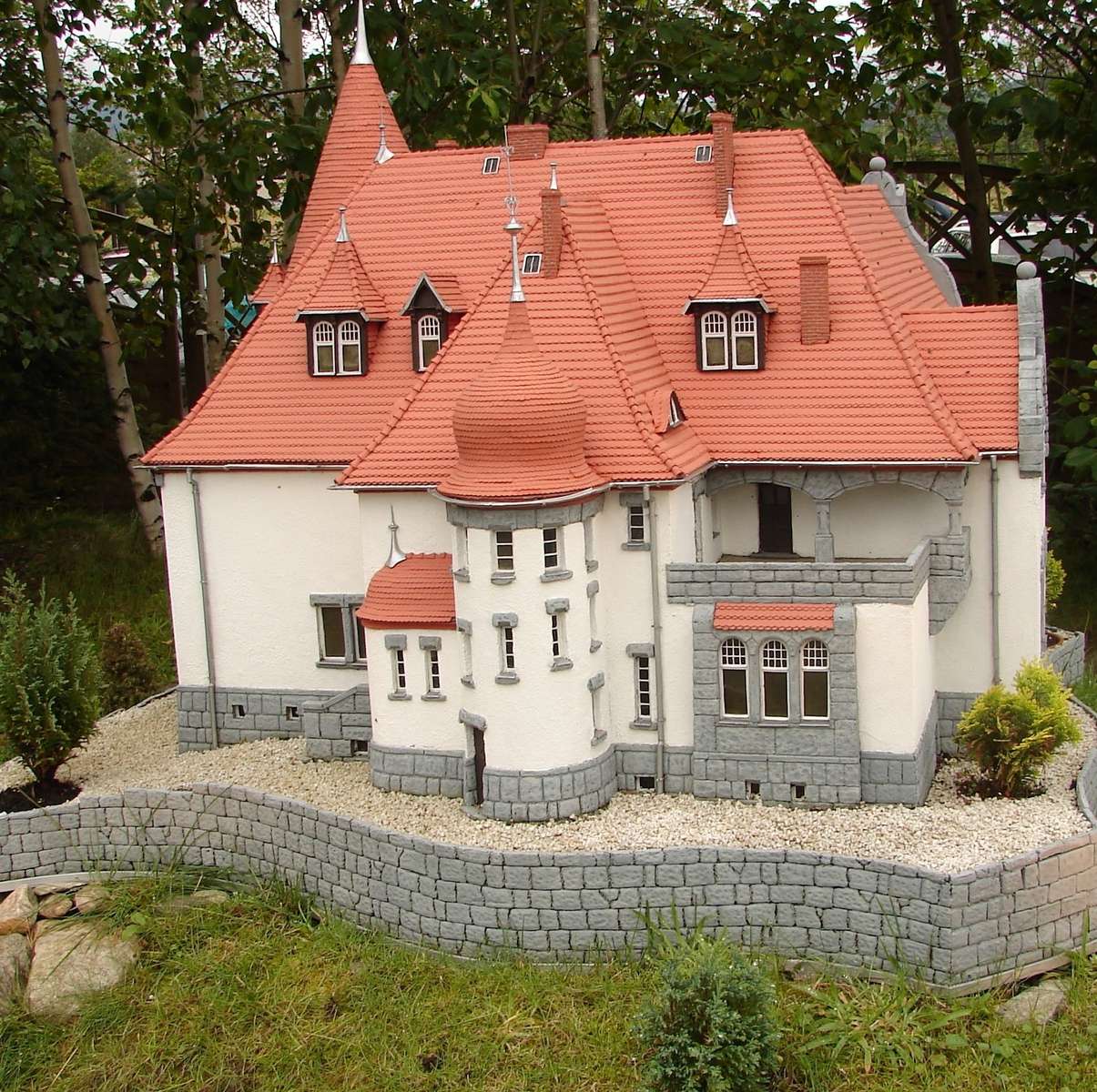 Miniaturní park - palác online puzzle