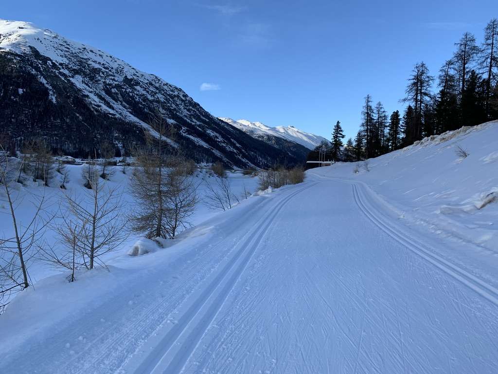 Μονοπάτι για σκι αντοχής στο Engadine παζλ online