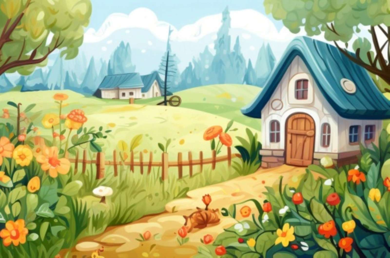 rustic house jigsaw puzzle online
