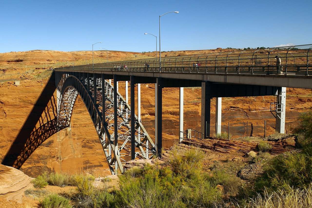 Мост на язовир Глен каньон онлайн пъзел