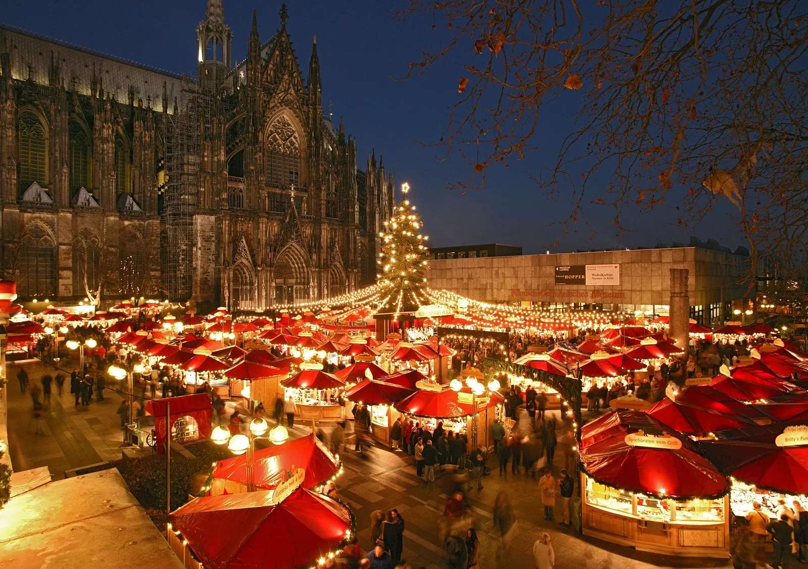 Vánoční trh - Kolín nad Rýnem - Německo skládačky online