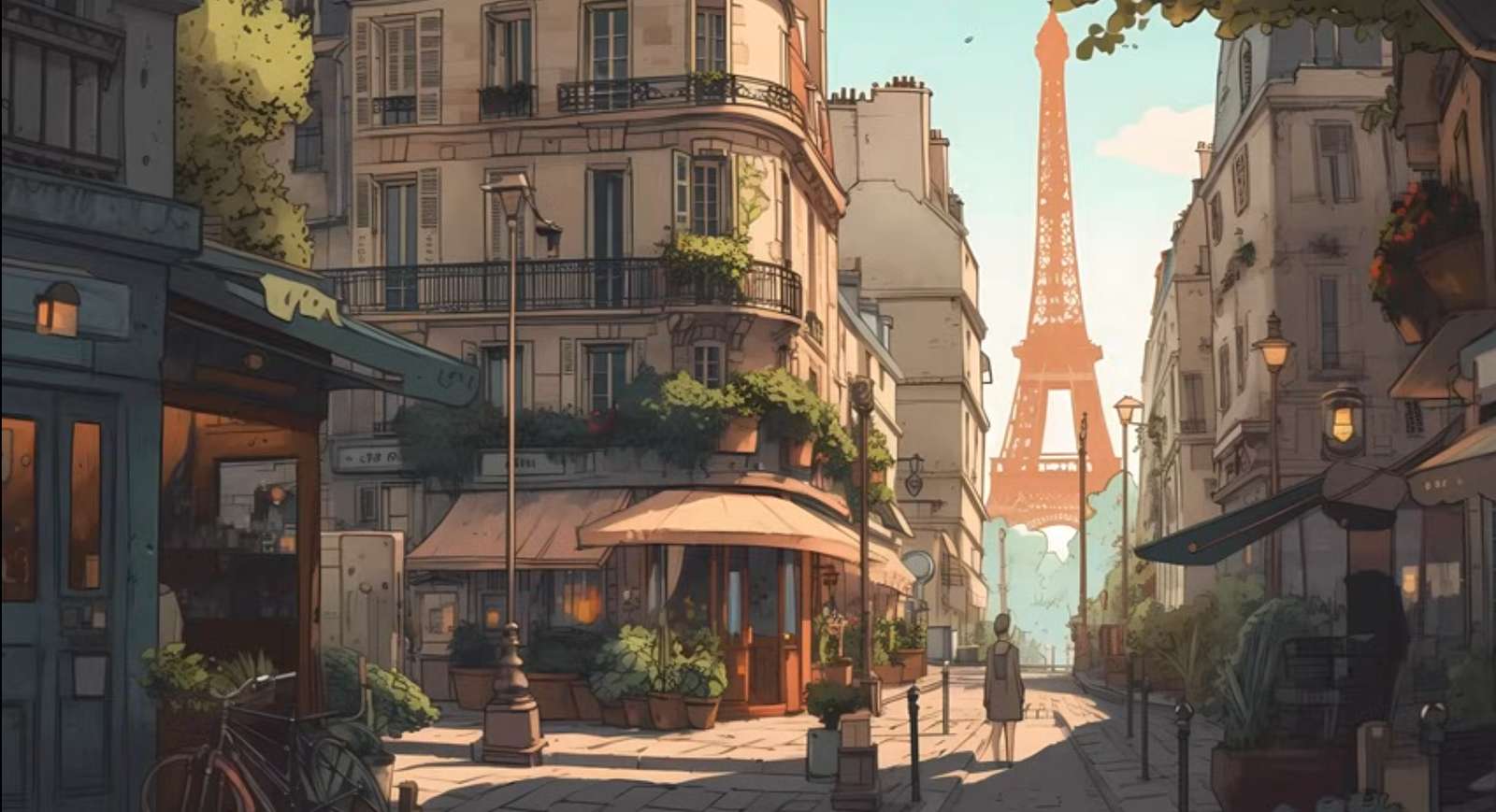 Париж Франция през лятото онлайн пъзел
